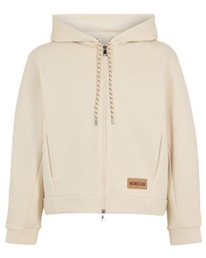 Moncler Zip Hoodie - Natural