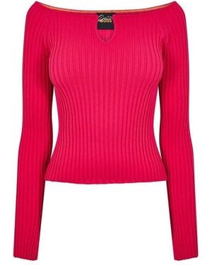BOSS C Fayez Knitted Top - Blue