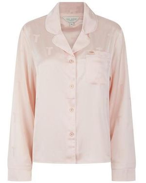 Ted Baker Bak Peggy Set Long Sleeve Pyjama Set - Pink