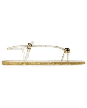 Loeffler Randall Dana Jelly Shoes - Metallic