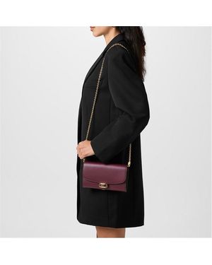 Ralph Lauren Adair Crossbody Clutch Bag - Purple