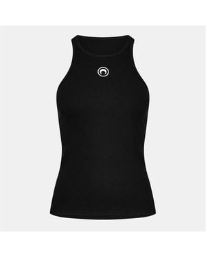 Marine Serre Moon Racerback Vest - Black