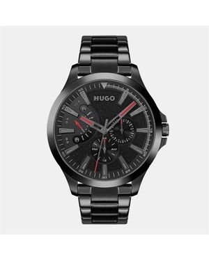 HUGO Gents #Leap Bracelet Watch - Black
