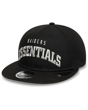 Fear of God × New Era 9Fifty Nfl Snapback Flat Peak Cap - Black