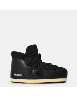 Moon Boot Pump Water Resistant Padded Snow Boots - Black