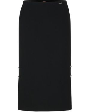 BOSS Vevoka Tailored Pencil Skirt - Black