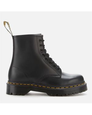 Dr. Martens 1460 Bex Smooth Platform Boots - Black