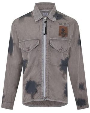 C.P. Company Seed 2 Zip Overshirt - Grey