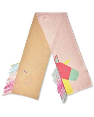 Stella McCartney Stella Lgo Scarf - Pink