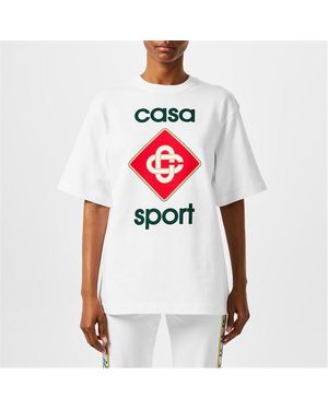 CASABLANCA Sport Logo T-shirt - White