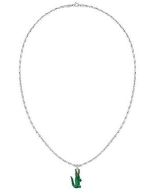 Lacoste Arthor Stainless Steel Necklace - Metallic