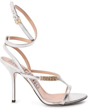 Moschino Stiletto Court Shoes - Metallic
