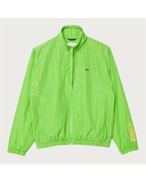 Lacoste Cropped Tracksuit Jacket - Green