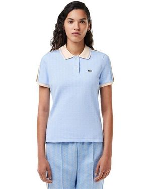 Lacoste Slim Fit Monogram Polo - Green