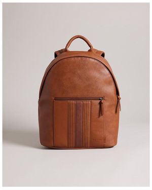 Ted Baker Pu Leather Backpack - Brown