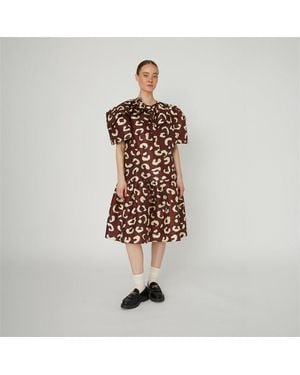 Stella Nova Stella Midi Bow Drs Ld61 - Brown