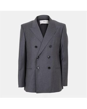 Ami Paris Button Tailored Fit Blazer - Blue