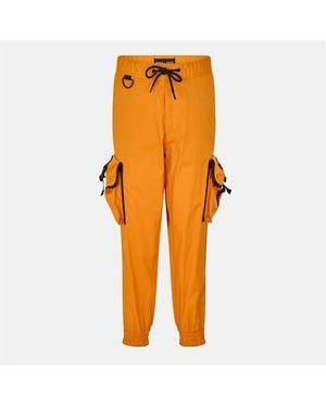 BOSS Khaby Wide Leg Trousers - Orange