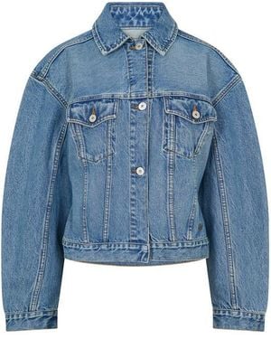 Jacquemus Jacquard Denim Jacket - Blue
