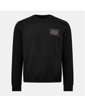 Fendi Logo Sweatshirt - Black