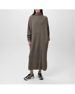 Fear Of God Waffle Turtleneck Dress - Grey