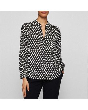 HUGO Banora17 Blouse - Black