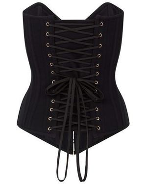 Agent Provocateur Carri Non Cupped Corset - Black