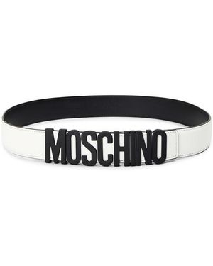 Moschino Leather Belt - Black