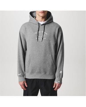 Aape Moonface Logo Hoodie - Grey