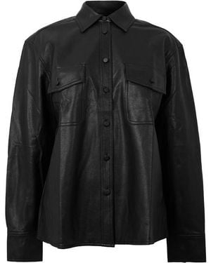 GOOD AMERICAN Good Leather Class Shld64 - Black