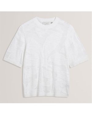 Ted Baker Knitted Tee - White