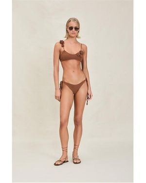 Devon Windsor Ammie Crochet Bikini Bottom - White
