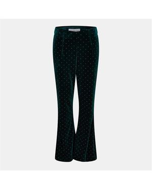 Never Fully Dressed Vlv Wide Leg Trousers - Black