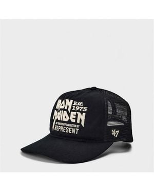 Represent X 47 X Iron Maiden Anniversary Trucker Cap - Black