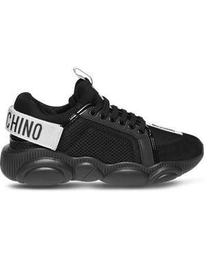 Moschino Touch Close Logo Trainers - Black