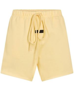 Fear Of God Fleece Jogger Shorts - Yellow