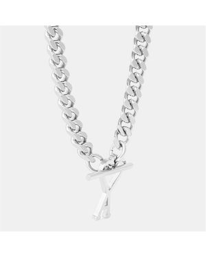 Ami Paris Decaur Chain Necklace - Metallic