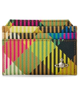 Vivienne Westwood Slim Card Card Holder - Green