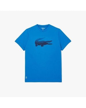 Lacoste Daniil Medvedev Tennis T-Shirt - Blue