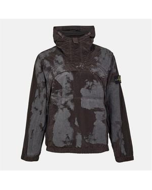 Stone Island Camo Smock - Grey