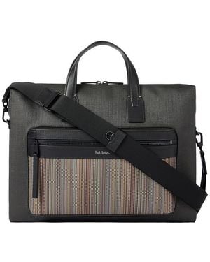 Paul Smith Folio Laptop Bag - Black
