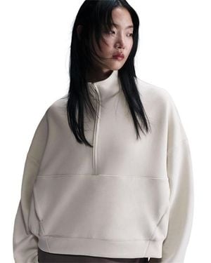 Nike 24.7 Over Sized 1/2 Zip Jumper - Grey