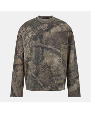 Cole Buxton Real Tree Long-Sleeve T-Shirt - Grey