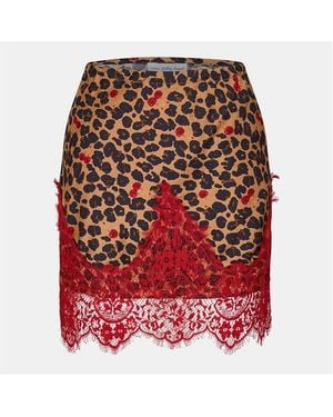 Never Fully Dressed Maeva Mini Skirt - Red