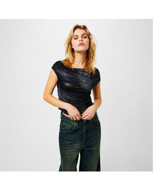 Jaded London Reign Asymmetric Top - Black