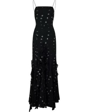 Off-White c/o Virgil Abloh Body-Skimming Slinky Dress - Black