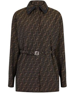 Fendi Ff Overshirt - Black