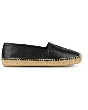 Saint Laurent Cassandre Espadrilles - Black