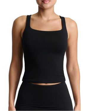 Naked Wardrobe Sculpt Tank Top - Black