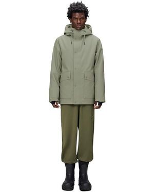 Rains Nome Waterproof Insulated Hooded Parka - Green